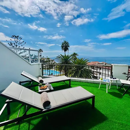 公寓 Superior Ocean Lounge Apartment With Panoramic Terrace 阿坎提拉德洛斯基